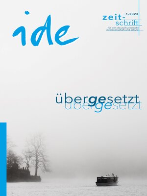 cover image of übergesetzt